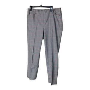 NWOT Talbots Hampshire Ankle Pants Houndstooth‎ Size 14